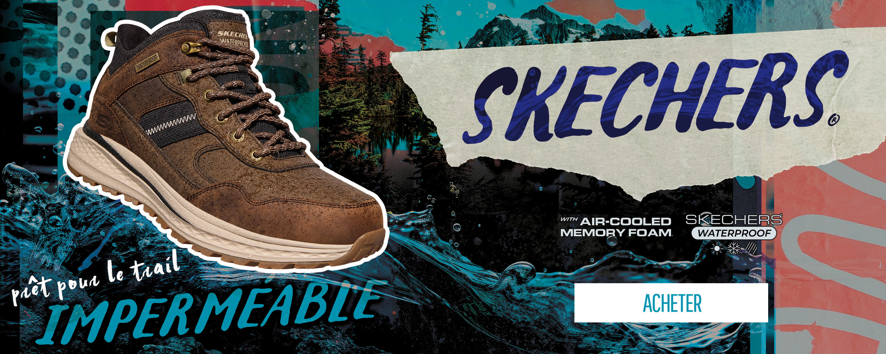 Skechers men waterproof